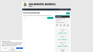 Thumbnail of ligamunicipalmazamitla.com