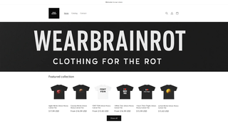 Thumbnail of wearbrainrot.com