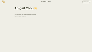 Thumbnail of abigailchou.com