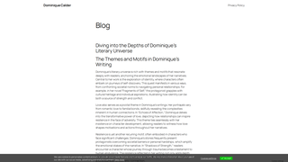 Thumbnail of dominiquecalder.com