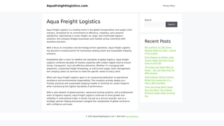 Thumbnail of aquafreightlogistics.com