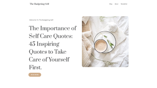 Thumbnail of thebudgetingself.com