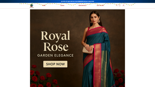 Thumbnail of peacocksarees.com