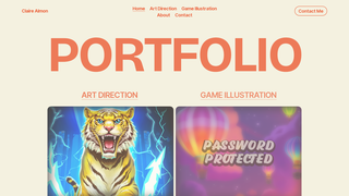 Thumbnail of clairealmonart.com