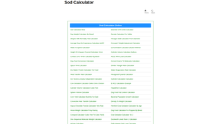 Thumbnail of sod-calculator.com
