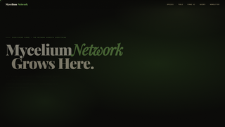 Screenshot of myceliumnetworkai.com