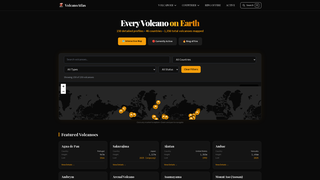 Screenshot of volcanosatlas.com