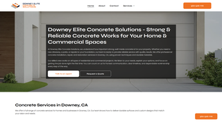 Thumbnail of downeyeliteconcrete.com