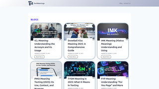 Thumbnail of textmeanings.com