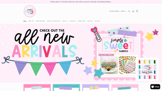 Thumbnail of simplysweetfabrics.com