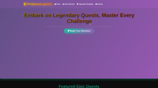 Thumbnail of proquestlegends.com