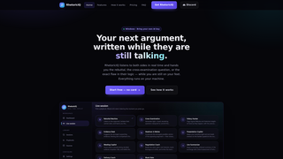 Screenshot of rhetoriciq.com