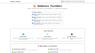 Thumbnail of homelessfounders.com