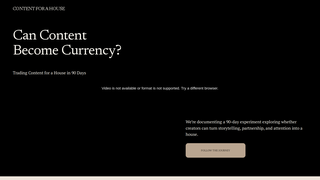 Screenshot of contentforahouse.com