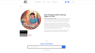 Thumbnail of adultcoloringpagesprintable.com