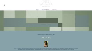 Screenshot of natashas-edit.com