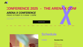 Thumbnail of arenaxconference.com
