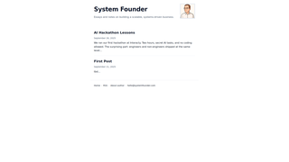 Thumbnail of systemfounder.com