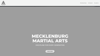 Thumbnail of mecklenburgmartialarts.com