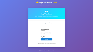 Thumbnail of myrentisdue.com