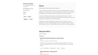 Thumbnail of ishan-ahluwalia.org