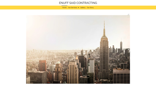 Thumbnail of enuffsaidcontracting.com