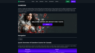 Thumbnail of gamdom-canada.com