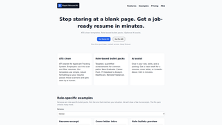 Thumbnail of resumereadynow.com