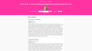 Thumbnail of discoverhighpayingjobsworldwideeasilynow.com