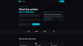 Screenshot of doseofproof.com