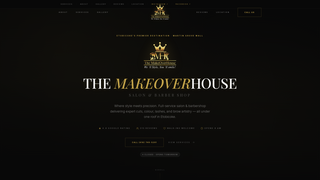 Screenshot of themakeoverhousesalon.com