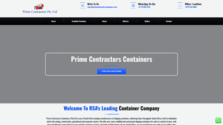 Thumbnail of primecontractorscontainers.com