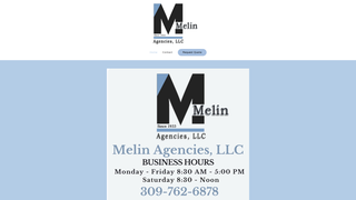 Screenshot of melinagencies.com