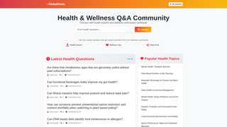 Thumbnail of globalheals.com
