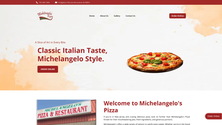 Thumbnail of michelangelospizzanjeb.com