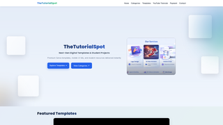 Screenshot of thetutorialspot.store