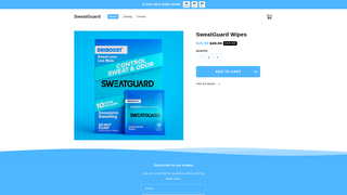 Thumbnail of getsweatguard.com