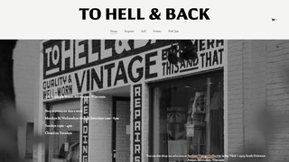 Screenshot of tohellandbackvintage.com