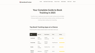 Thumbnail of bestbooktracker.com