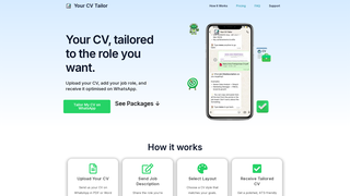 Thumbnail of yourcvtailor.com