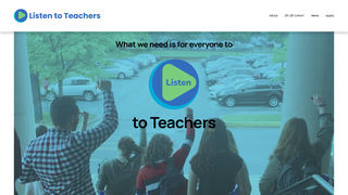 Thumbnail of listen-to-teachers.com