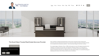 Screenshot of monarchsobay.com