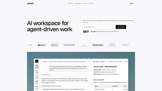 Screenshot of unisonlabs.ai