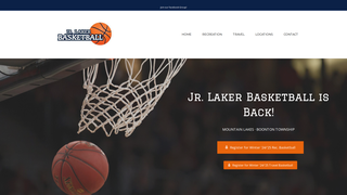 Screenshot of jrlakerbasketball.com