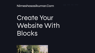 Thumbnail of nimeshasasikumar.com