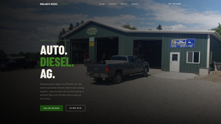 Screenshot of midlakesdiesel.com