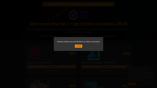 Thumbnail of casinolistrating.com