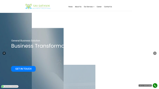 Thumbnail of saisathvikbusinesssolutions.com