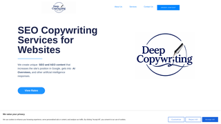 Thumbnail of deepcopywriting.com