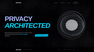 Screenshot of obscuraprivacy.tech